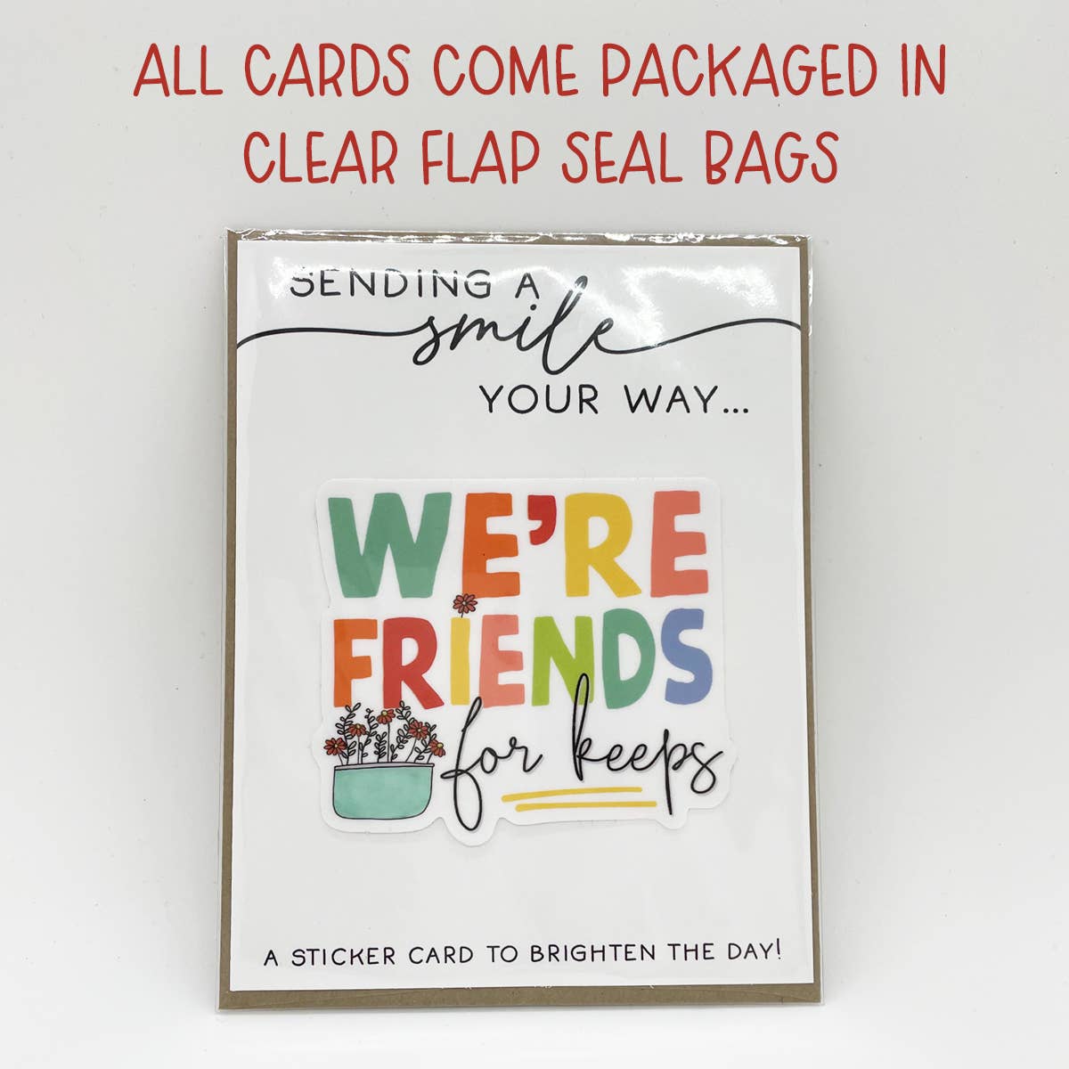 Sticker Greeting Cards - Several Styles