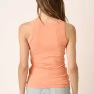 Soft Ribbed Round Neck Tank Tops - Several Colors