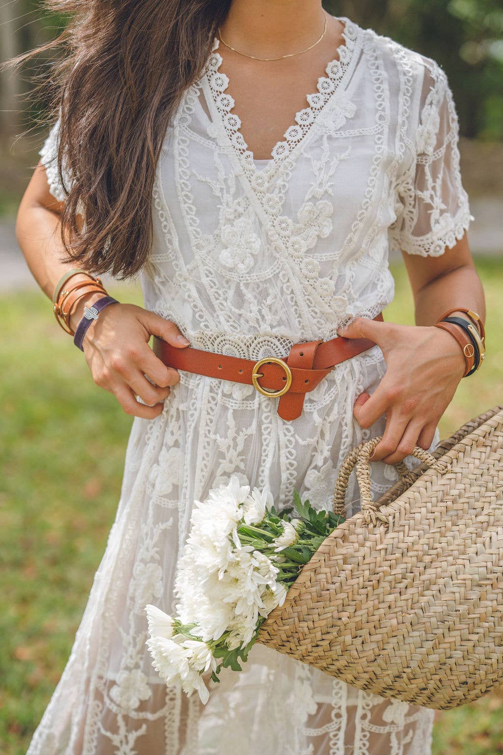 Genuine Suede/Leather Belts - Two Styles