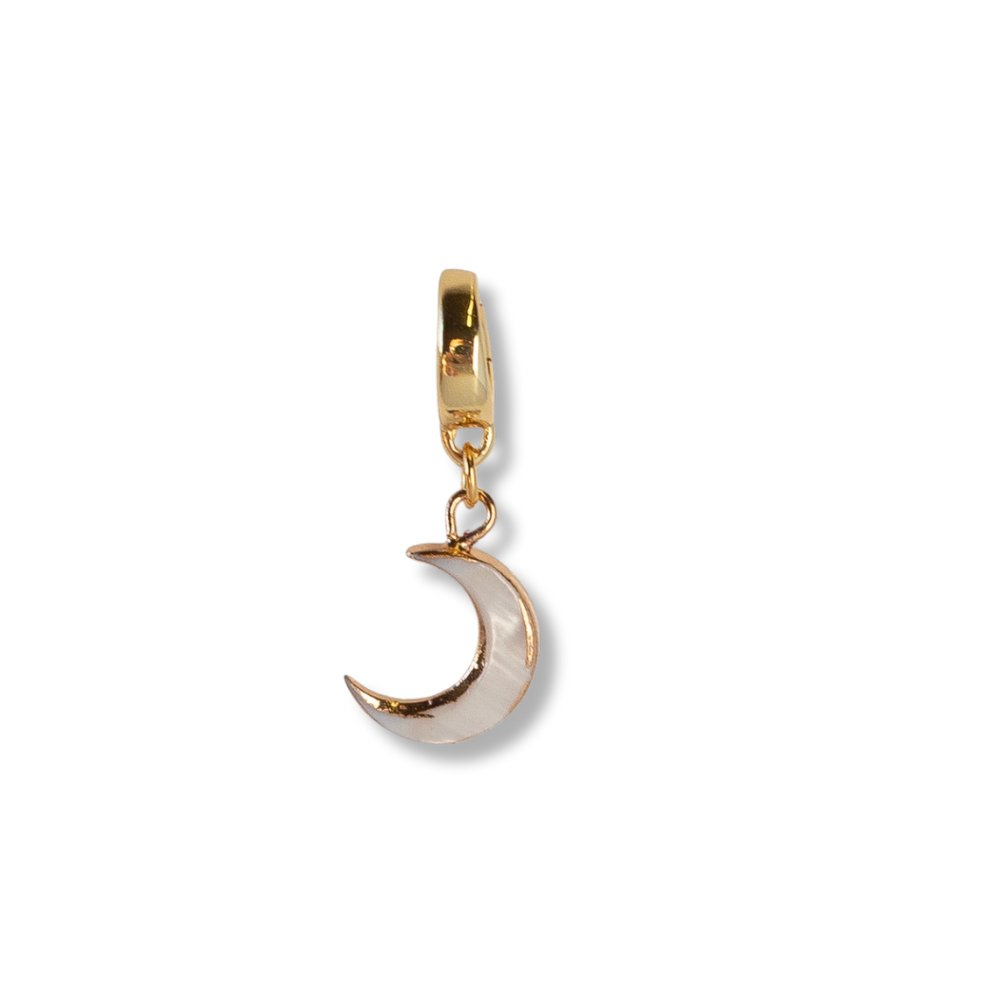 Moon Charm, Mother of Pearl, Charm Bar