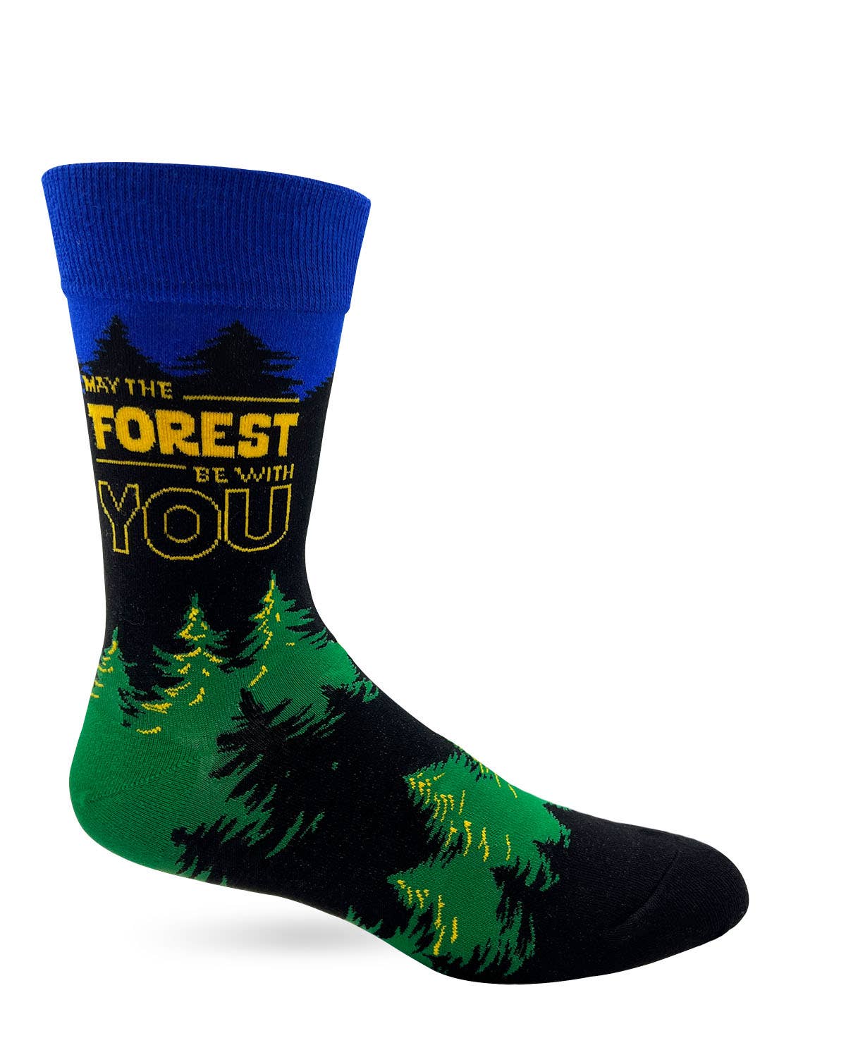 May The Forest Be With You - Men's Novelty Crew Socks