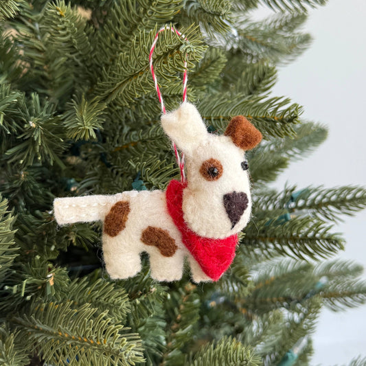 Dog Felt Wool Ornament - Ornaments 4 Orphans