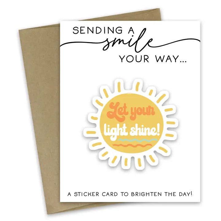 Sticker Greeting Cards - Several Styles