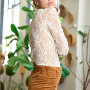 Ivory Lace Top