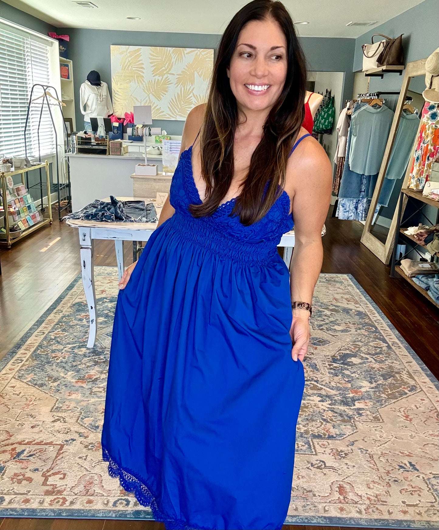 Royal Blue Maxi Dress