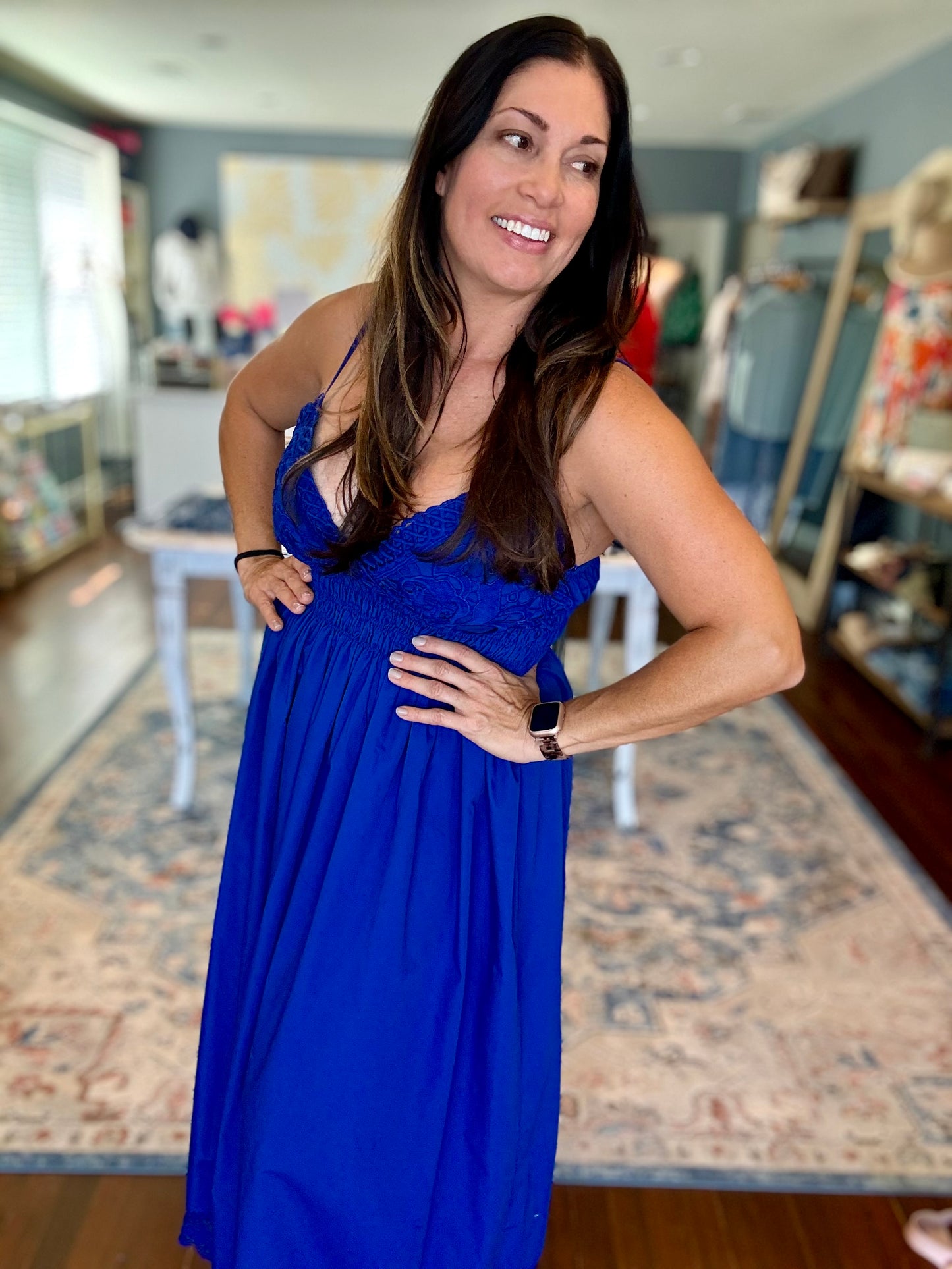 Royal Blue Maxi Dress