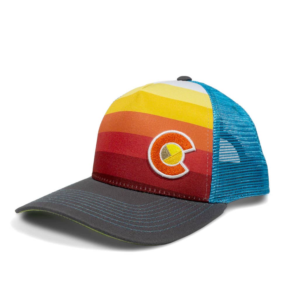 Sunset Fader Trucker Hat - YoColorado