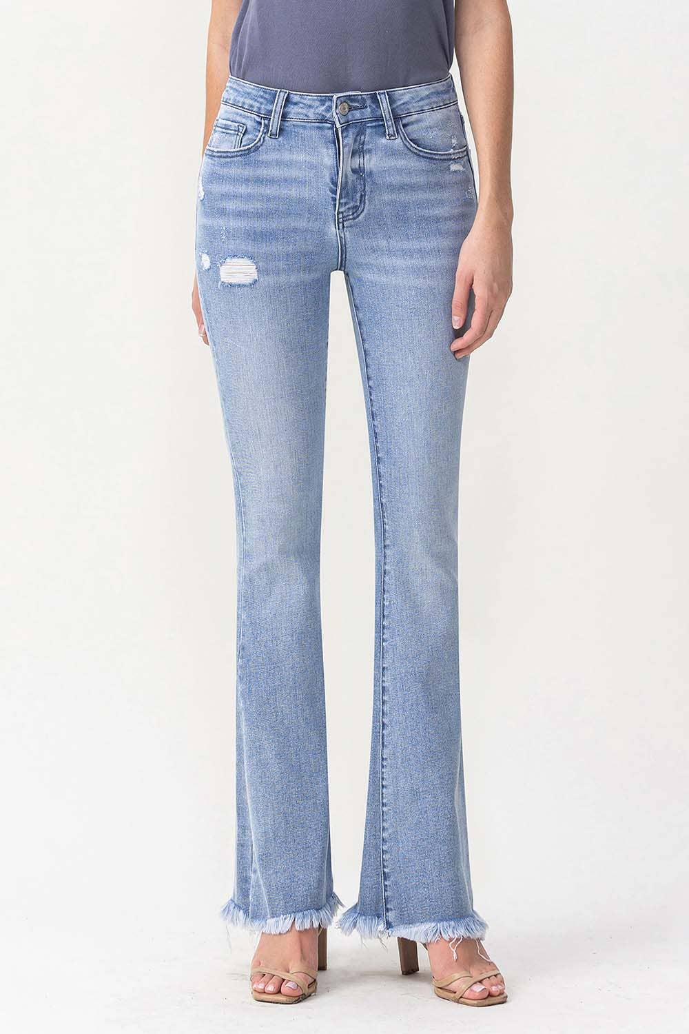 Jenny High Rise Flare Jeans