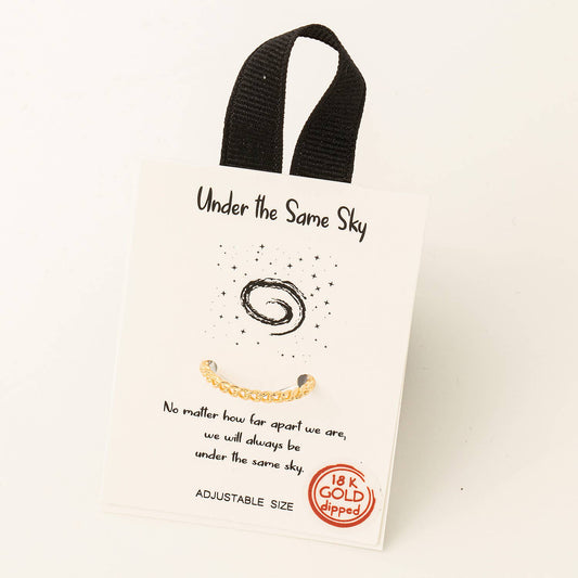 Same Sky Adjustable Ring