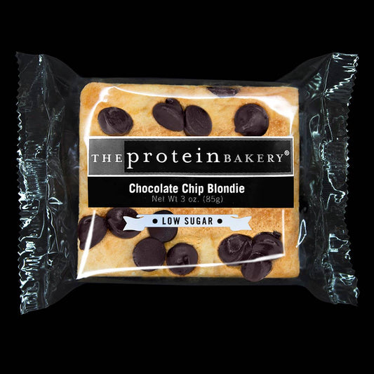 Chocolate Chip Protein Blondie Bars