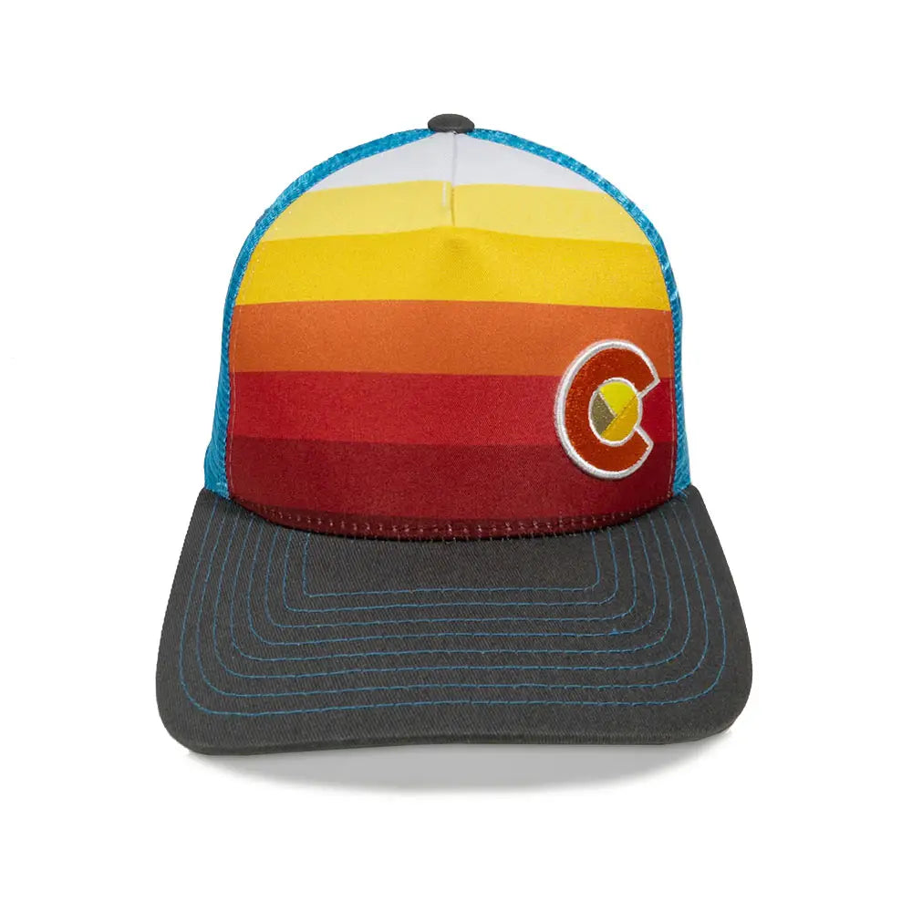 Sunset Fader Trucker Hat - YoColorado