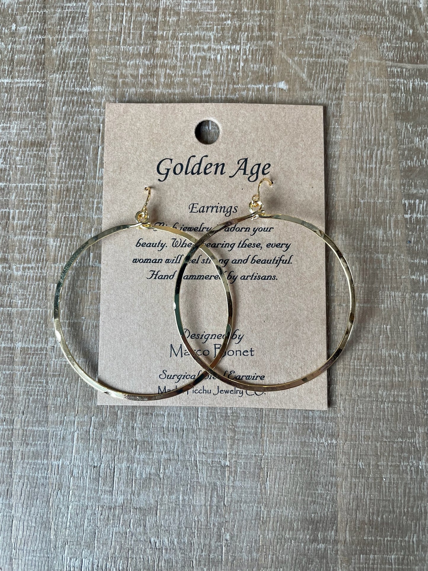 Golden Age Medium Hoop Earrings- Gold and Silver