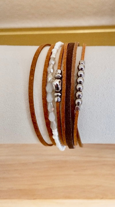 Multi Strand "Thin" Leather Bracelets